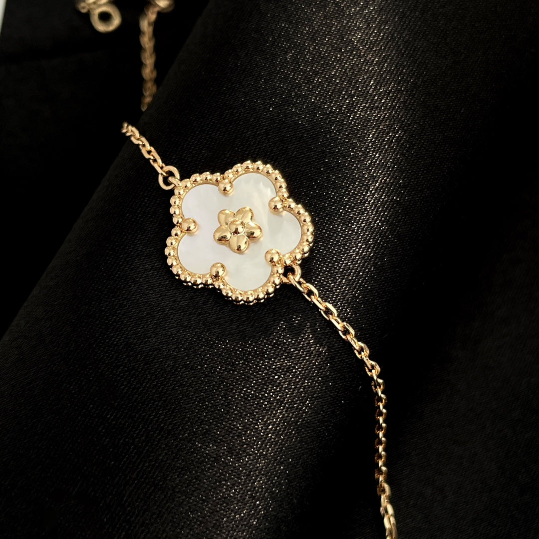 [Renovia Jewelry]LUCKY SPRING ROSE GOLD MOP BRACELET