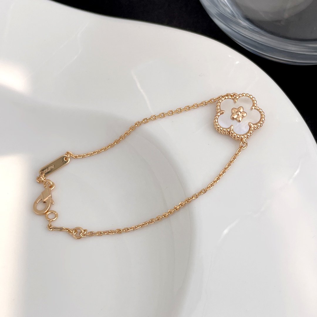 [Renovia Jewelry]LUCKY SPRING ROSE GOLD MOP BRACELET