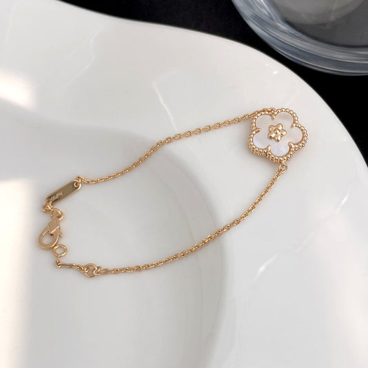 [Renovia Jewelry]LUCKY SPRING ROSE GOLD MOP BRACELET