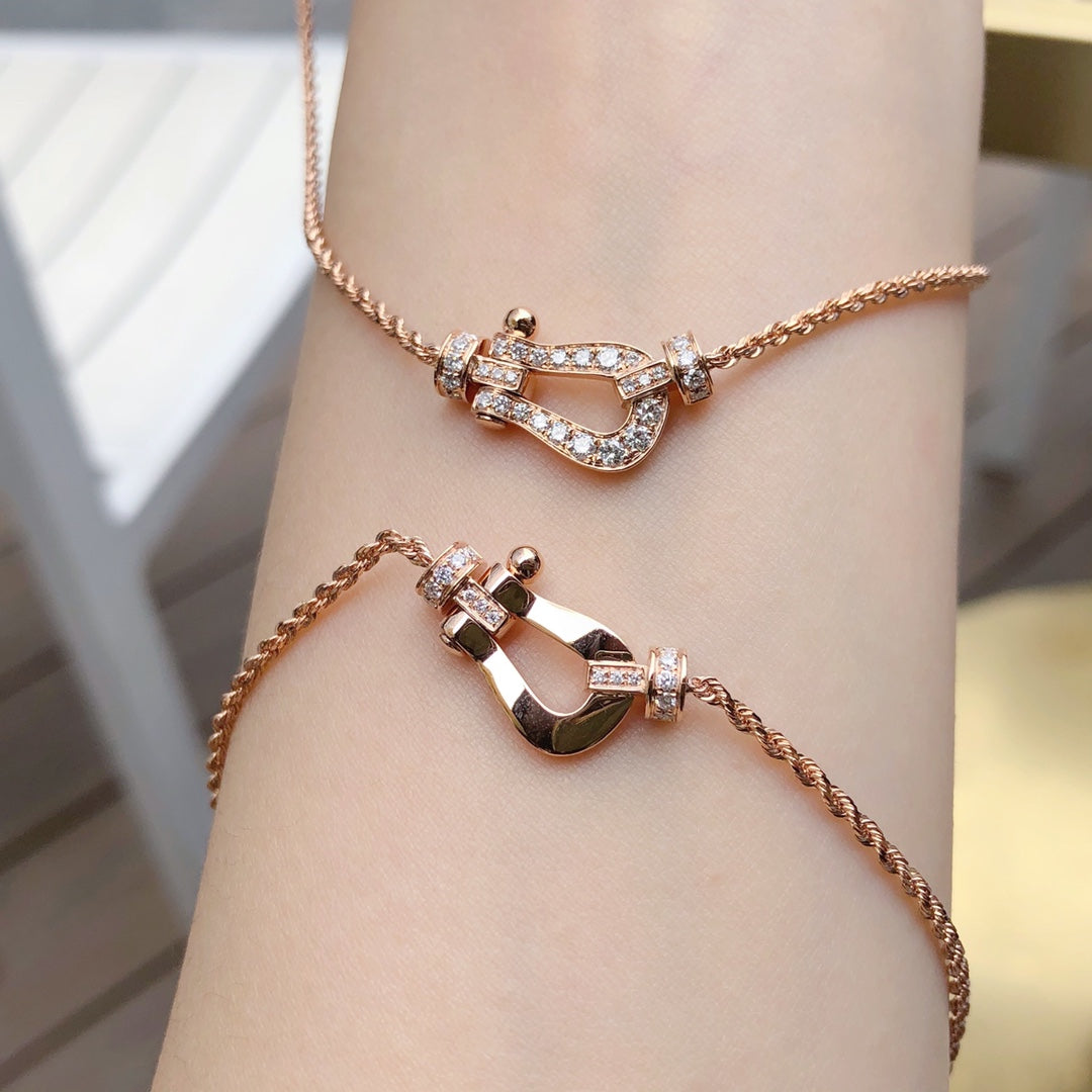 [Renovia Jewelry]FORCE 10 PINK GOLD DIAMOND NECKLACE