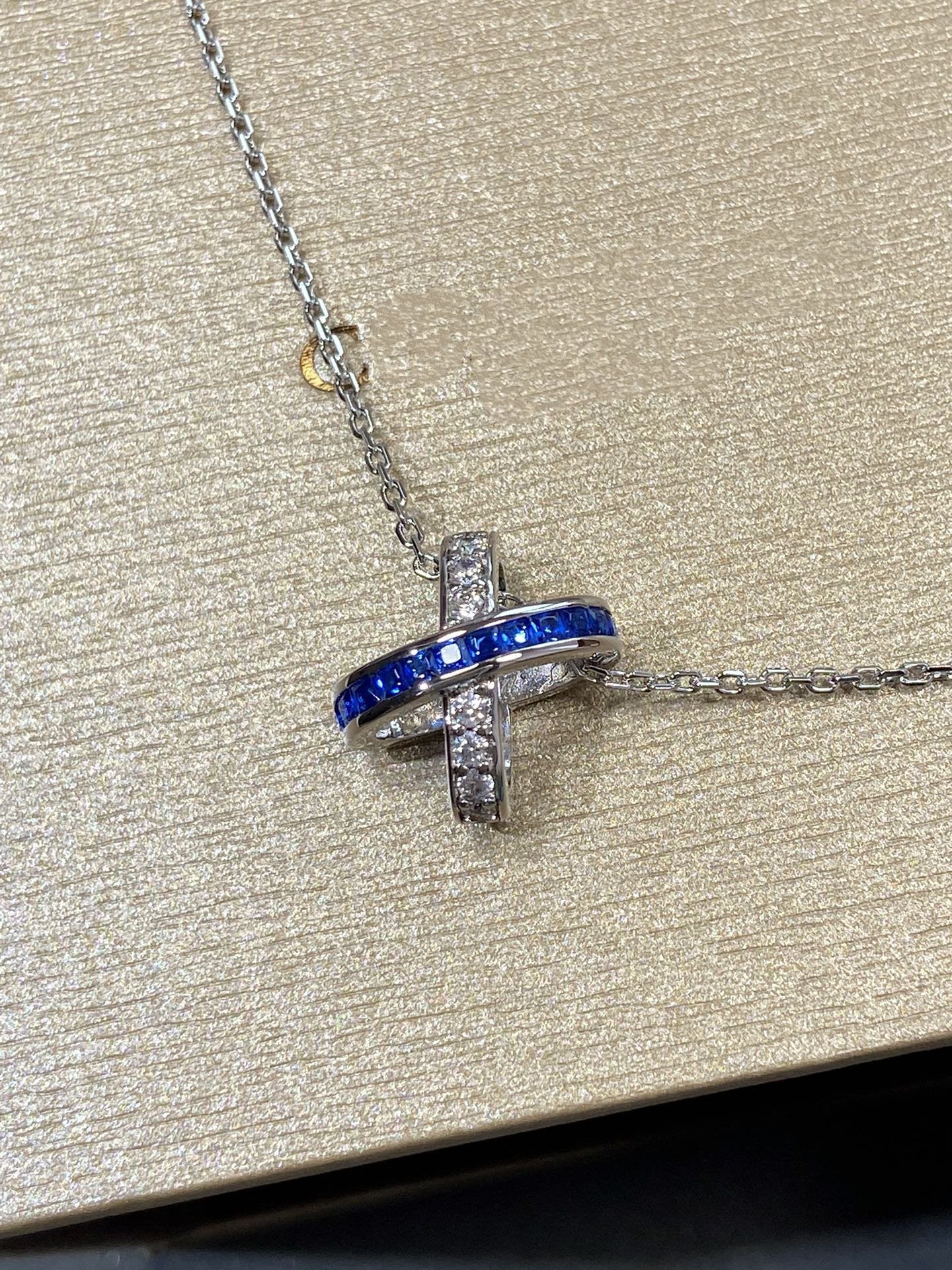 [Renovia Jewelry]LIENS DIAMOND SILVER NECKLACE