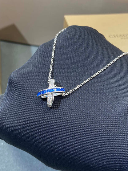 [Renovia Jewelry]LIENS DIAMOND SILVER NECKLACE