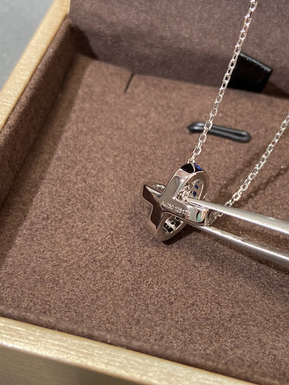 [Renovia Jewelry]LIENS DIAMOND SILVER NECKLACE