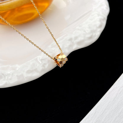 [Renovia Jewelry]BEE MINI PEDANT DIAMOND NECKLACE