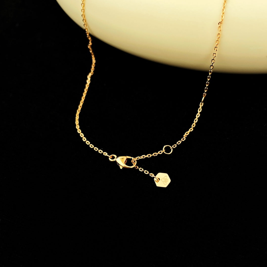 [Renovia Jewelry]BEE MINI PEDANT DIAMOND NECKLACE