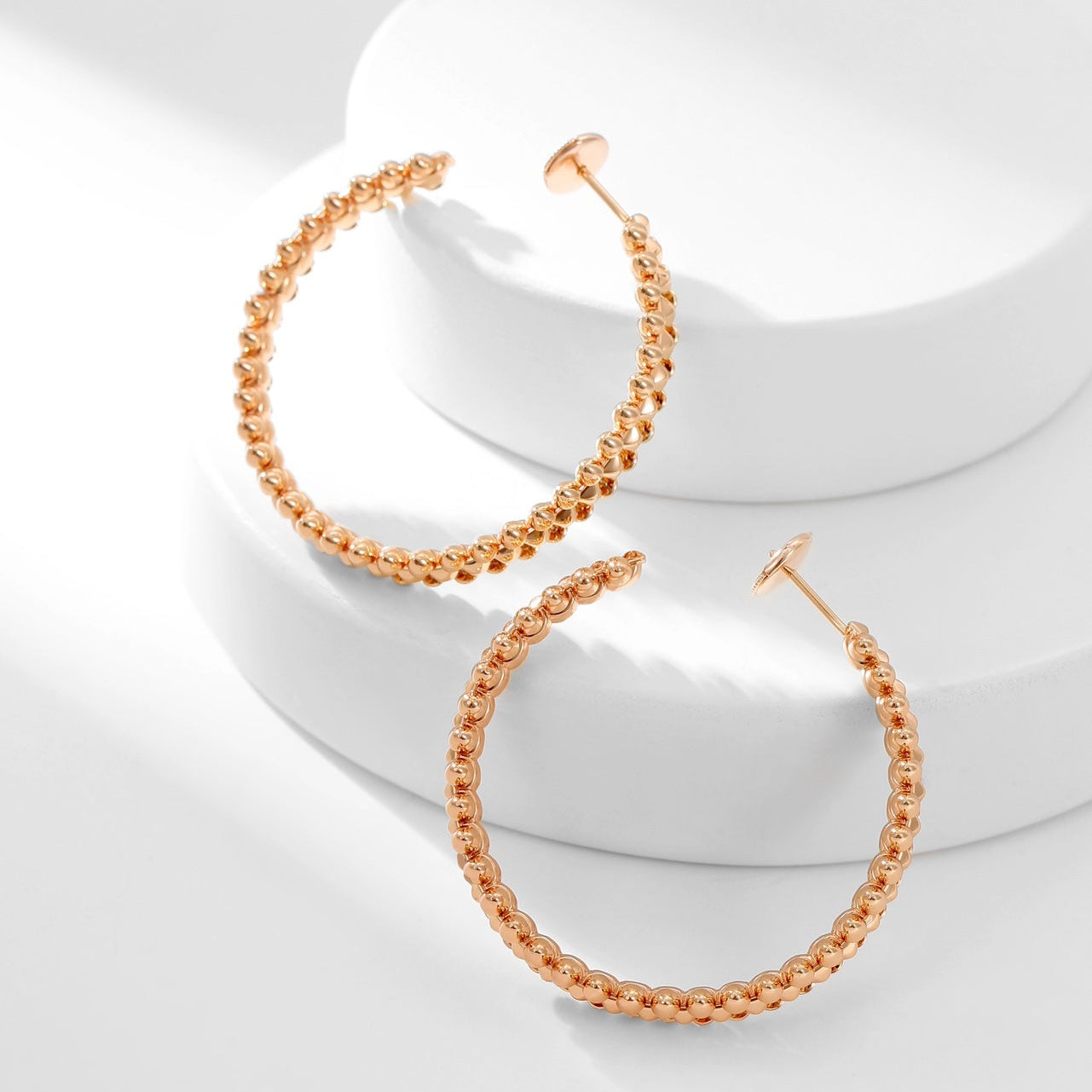 [Renovia Jewelry]CLASH HOOP LARGE EARRINGS