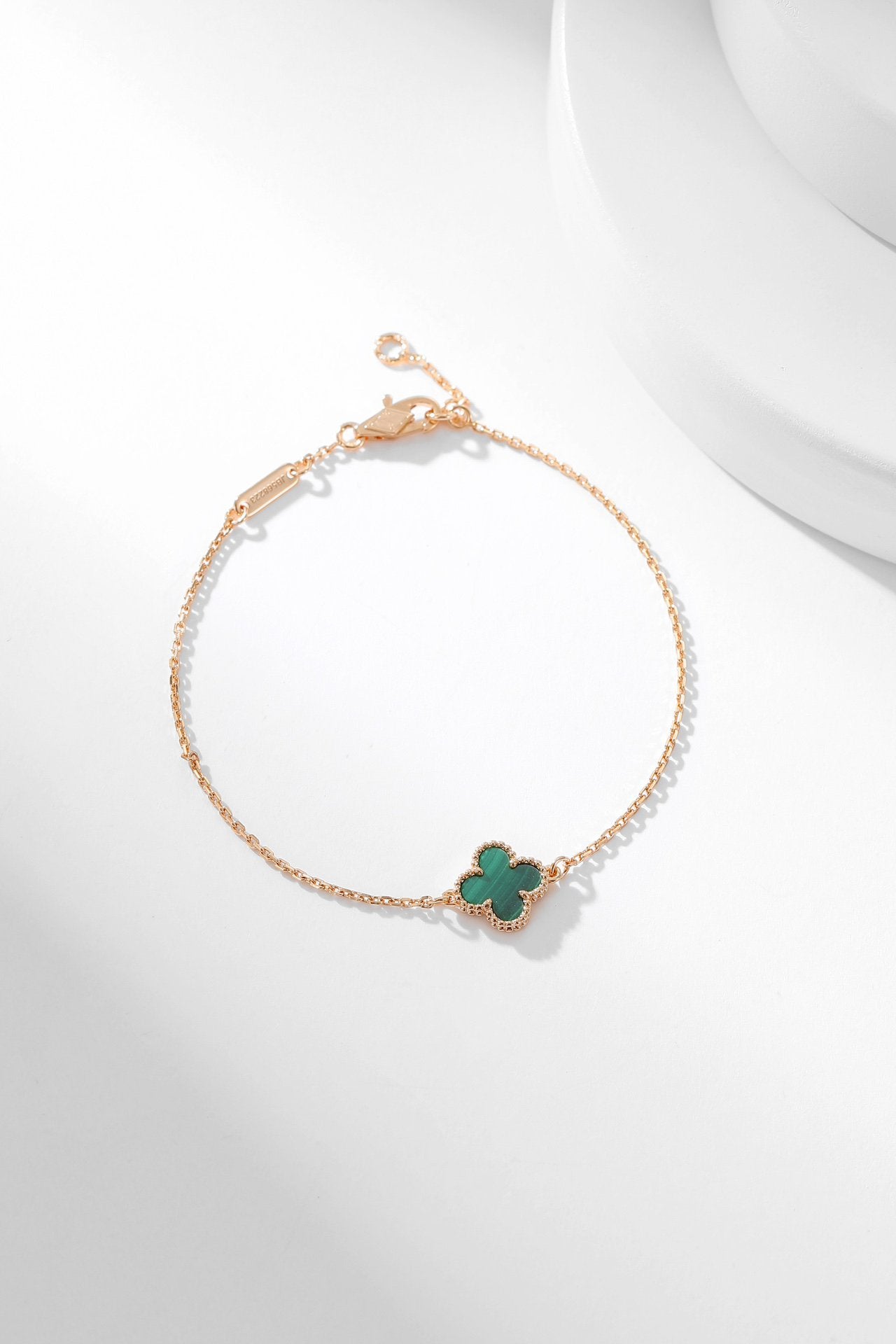 [Renovia Jewelry]CLOVER BRACELET MALACHITE 1 MOTIF