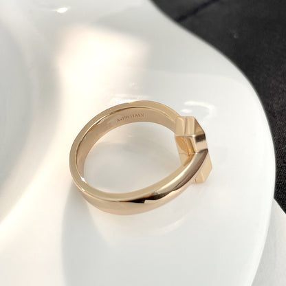 [Renovia Jewelry]T WIDE DIAMOND RING