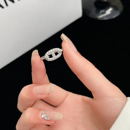 [Renovia Jewelry]RONDE SMALL SILVER DIAMOND RING