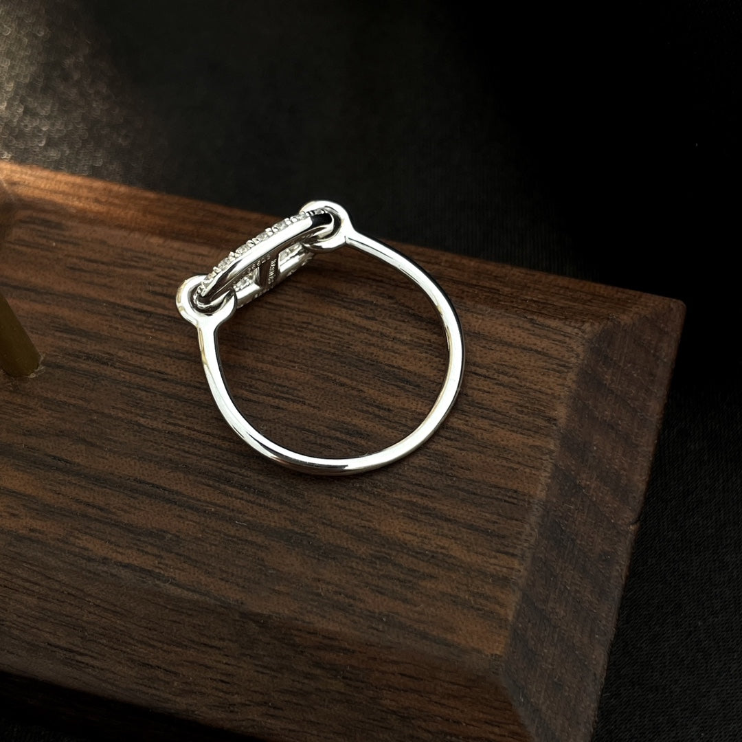 [Renovia Jewelry]RONDE SMALL SILVER DIAMOND RING
