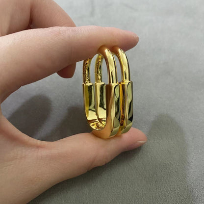 [Renovia Jewelry]LOCK MEDIUM EARRINGS