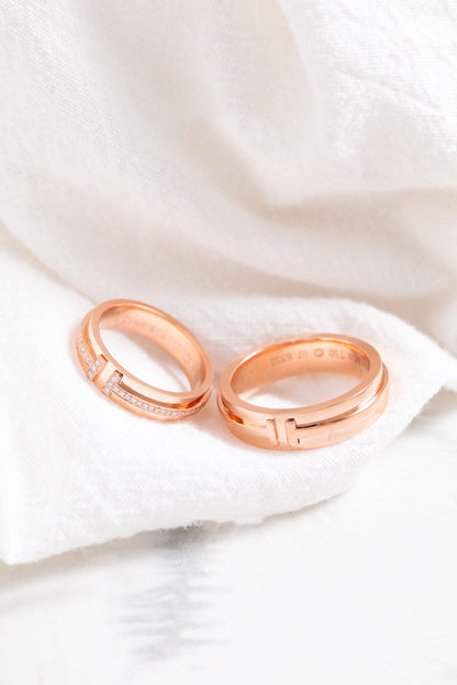 [Renovia Jewelry]T PINK GOLD RING