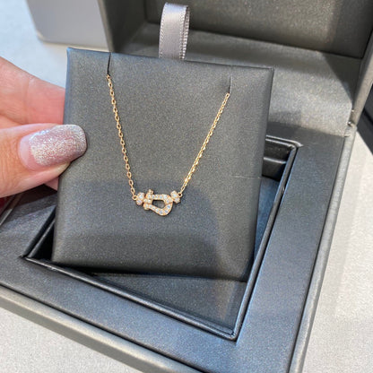 [Renovia Jewelry]FORCE 10 DIAMOND PINK GOLD NECKLACE MINI MODEL