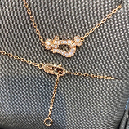 [Renovia Jewelry]FORCE 10 DIAMOND PINK GOLD NECKLACE MINI MODEL
