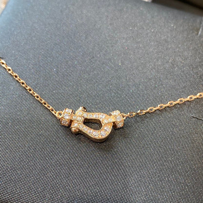 [Renovia Jewelry]FORCE 10 DIAMOND PINK GOLD NECKLACE MINI MODEL