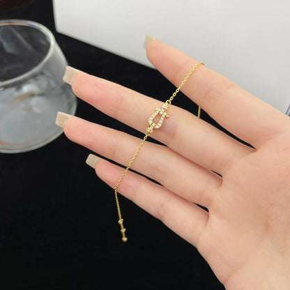 [Renovia Jewelry]FORCE 10 FULL DIAMOND BUCKLE CHAIN LINK MINI MODEL