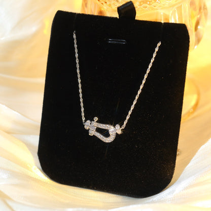 [Renovia Jewelry]FORCE 10 DIAMOND SILVER NECKLACE MINI MODEL