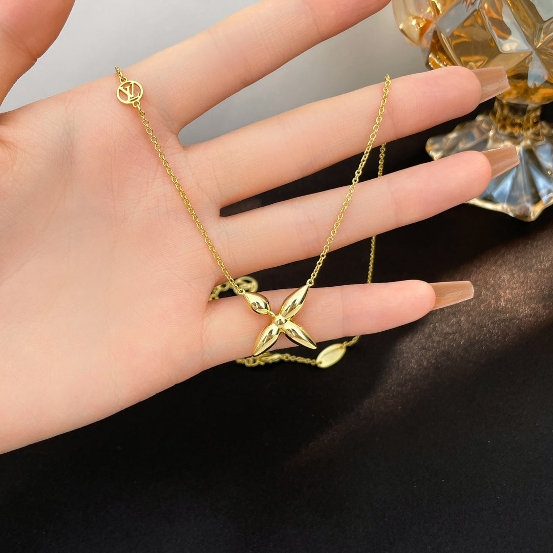 [Renovia Jewelry]LOUISETTE GOLD NECKLACE