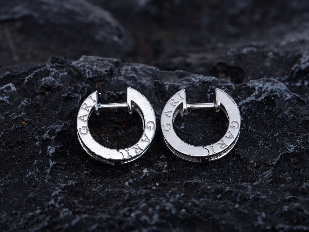 [Renovia Jewelry]ZERO 1 MINI SILVER DIAMOND EARRINGS