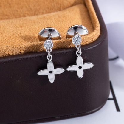 [Renovia Jewelry]VIDYLLE SILVER DIAMOND MINI DROP EARRINGS