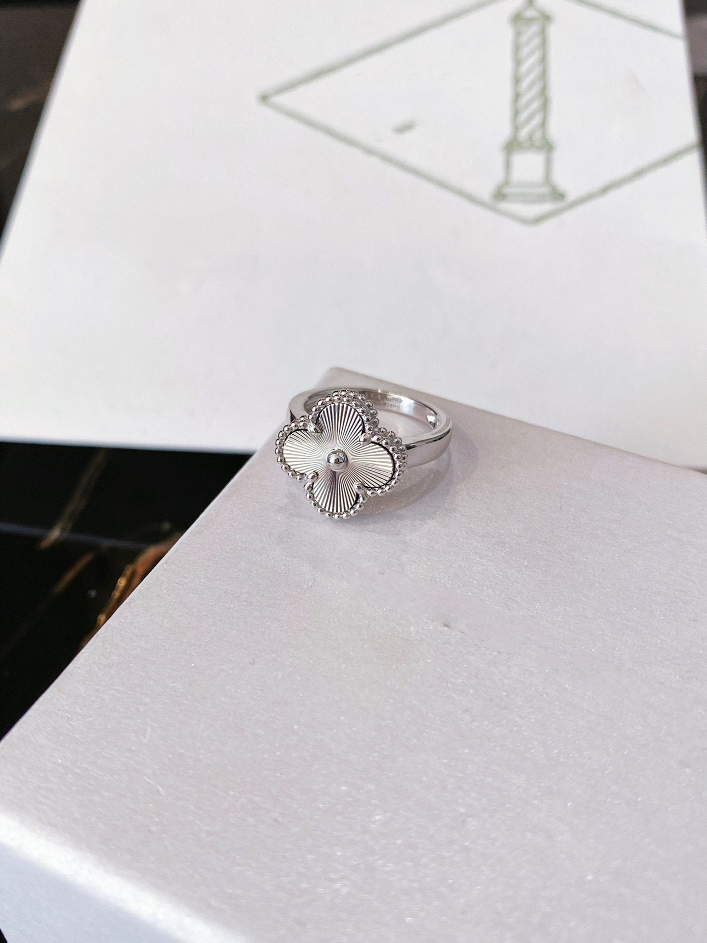 [Renovia Jewelry]CLOVER SILVER RING