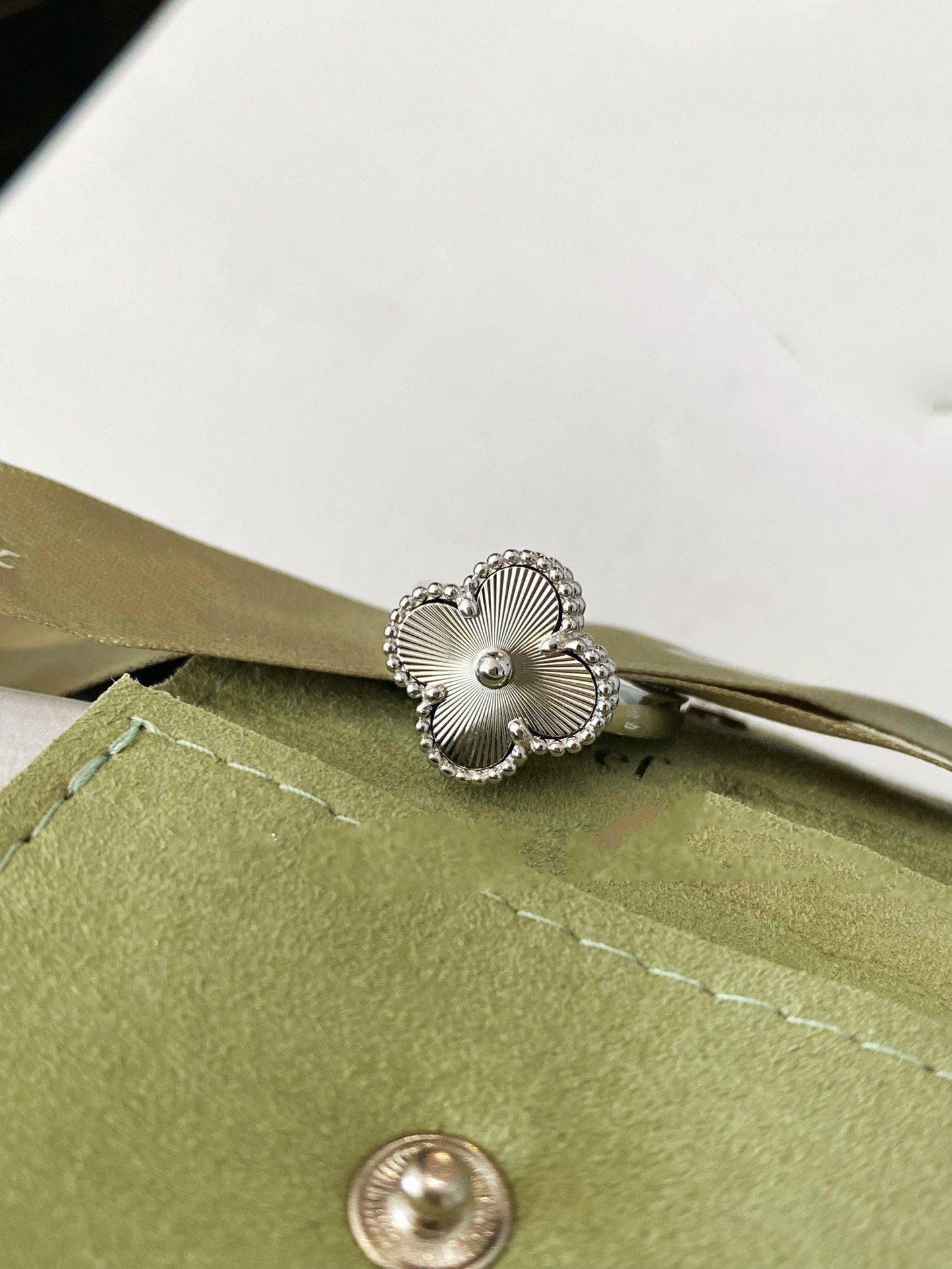 [Renovia Jewelry]CLOVER SILVER RING