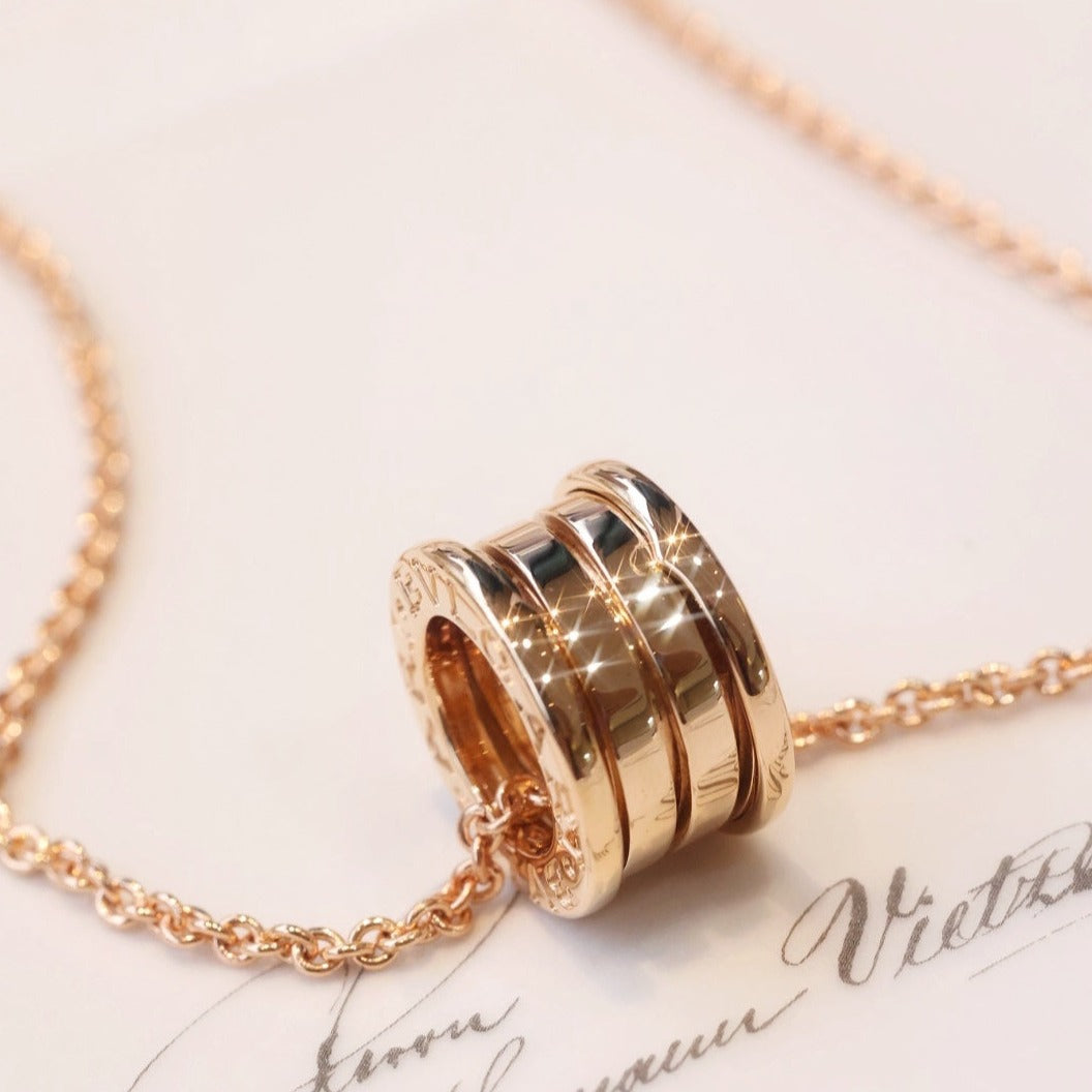 [Renovia Jewelry]ZERO 1 PINK GOLD NECKLACE