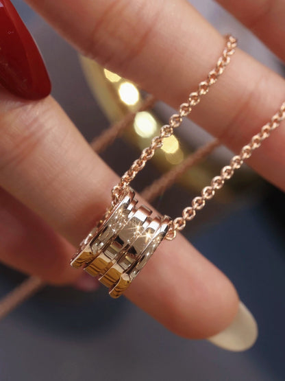 [Renovia Jewelry]ZERO 1 PINK GOLD NECKLACE