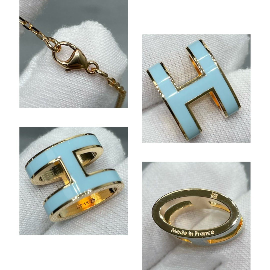 [Renovia Jewelry]POP H SKY BLUE NECKLACE
