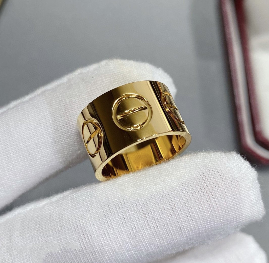 [Renovia Jewelry]LOVE 11MM LARGE RING
