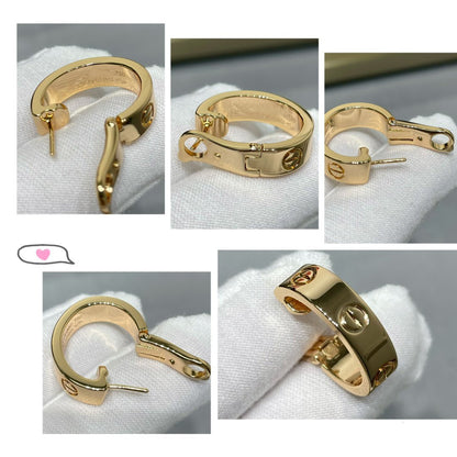 [Renovia Jewelry]LOVE 5.5MM EARRINGS