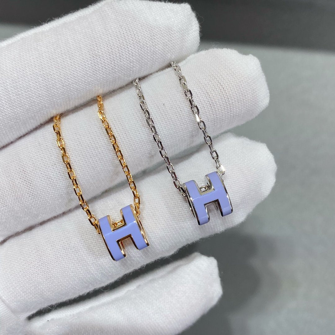 [Renovia Jewelry]MINI POP H NECKLACE