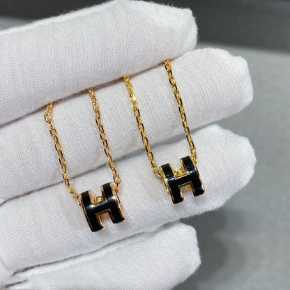 [Renovia Jewelry]MINI POP H NECKLACE