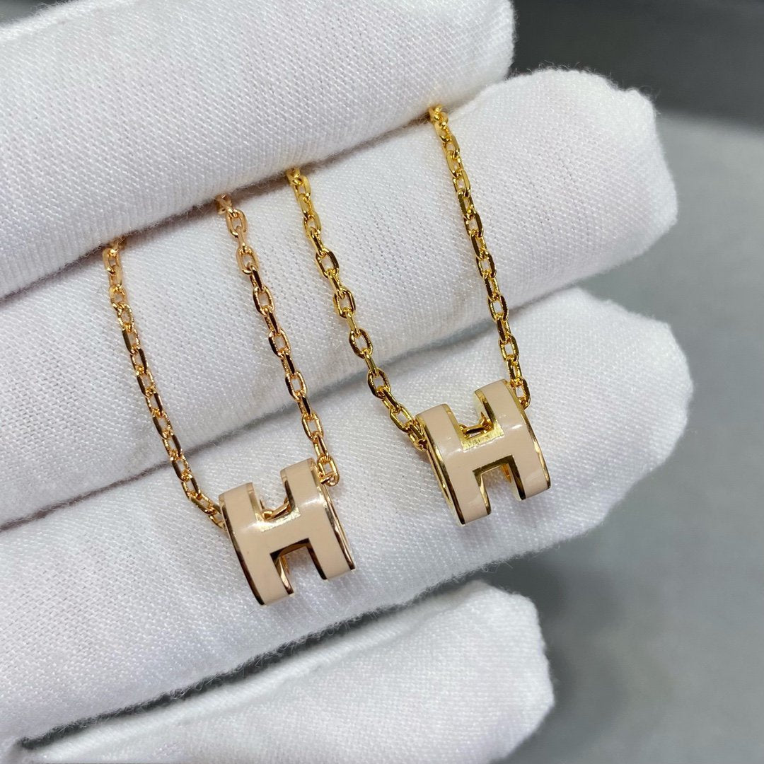 [Renovia Jewelry]MINI POP H NECKLACE