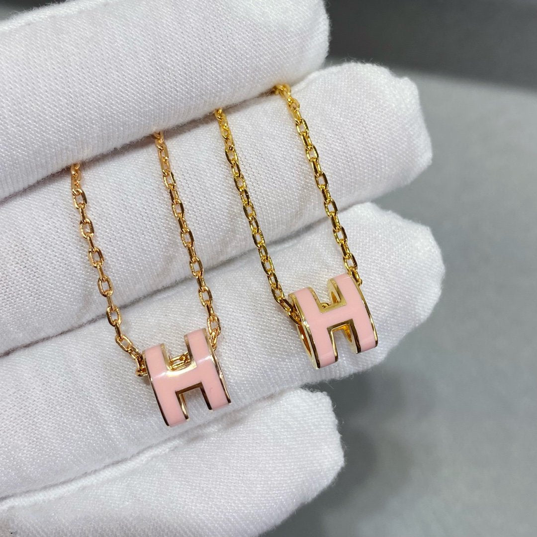 [Renovia Jewelry]MINI POP H NECKLACE