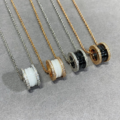 [Renovia Jewelry]ZERO 1 DIAMOND CERAMIC NECKLACE