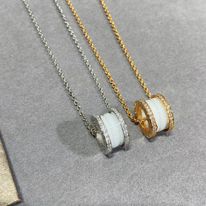[Renovia Jewelry]ZERO 1 DIAMOND CERAMIC NECKLACE