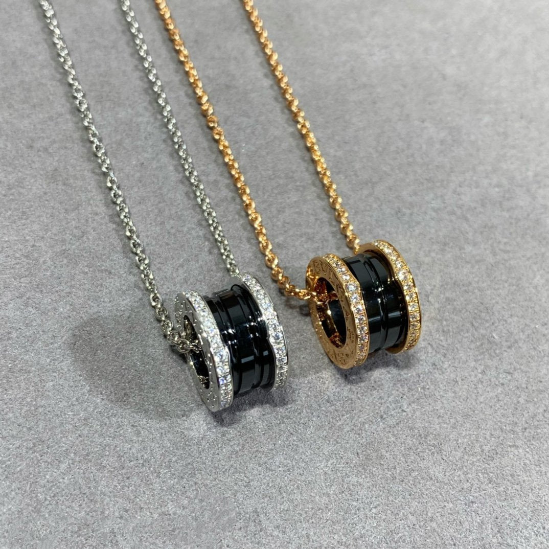 [Renovia Jewelry]ZERO 1 DIAMOND CERAMIC NECKLACE