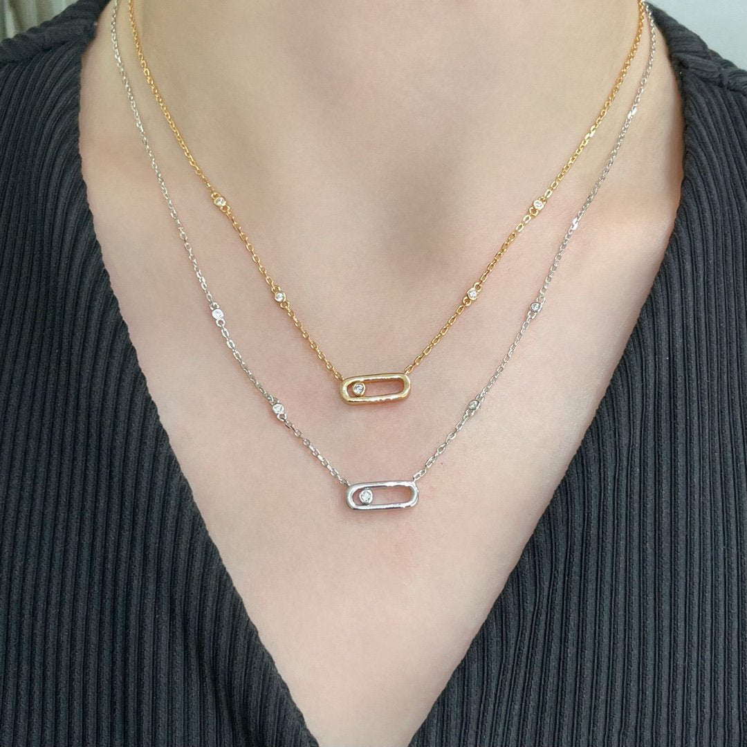 [Renovia Jewelry]MOVE UNO DIAMOND NECKLACE