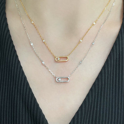 [Renovia Jewelry]MOVE UNO DIAMOND NECKLACE