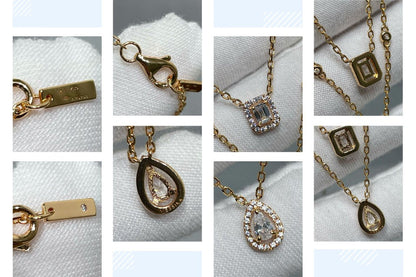 [Renovia Jewelry]MY TWIN 2 ROW DIAMOND NECKLACE