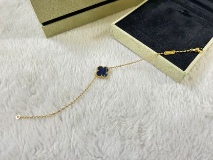 [Renovia Jewelry]CLOVER 1 MOTIF PIETERSITE BRACELET