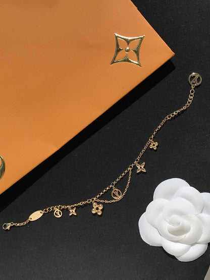 [Renovia Jewelry]BLOOMING PINK GOLD MOP BRACELET