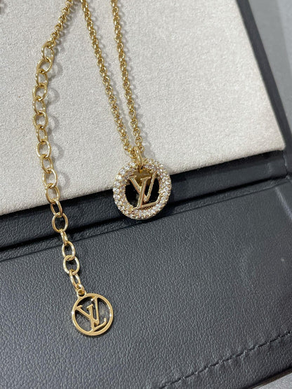 [Renovia Jewelry]BY NIGHT DIAMOND PAVED NECKLACE