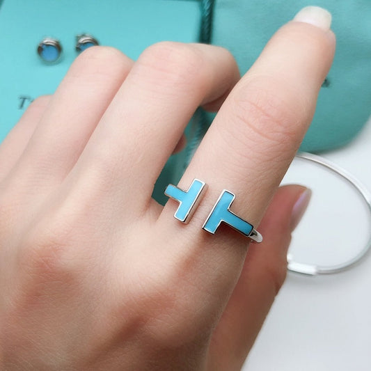[Renovia Jewelry]T SMALL TURQUOISE SILVER RING