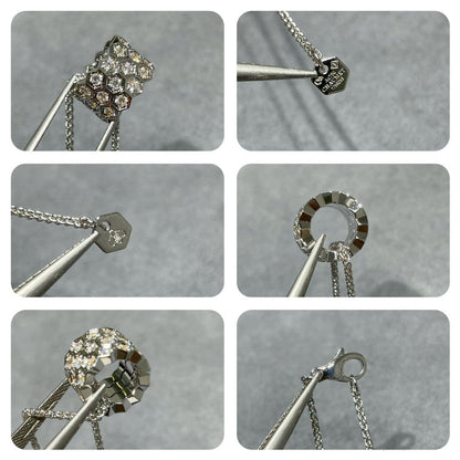 [Renovia Jewelry]BEE LOVE DIAMOND PAVED 3 ROW NECKLACE