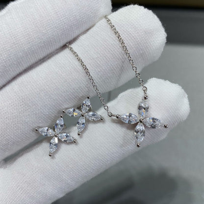 [Renovia Jewelry]VICTORIA SILVER DIAMOND STUD MINI EARRINGS
