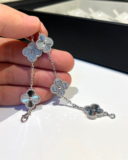 [Renovia Jewelry] CLOVER 5 MOTIF LASER BRACELET COLLECTION
