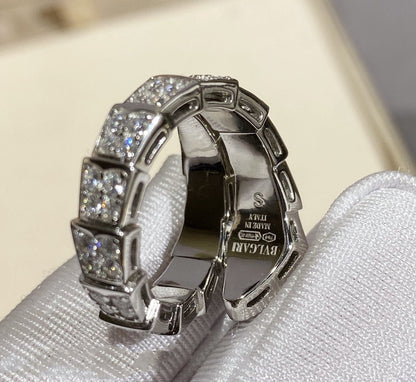 [Renovia Jewelry]SERPENTI RING SILVER DIAMOND PAVED