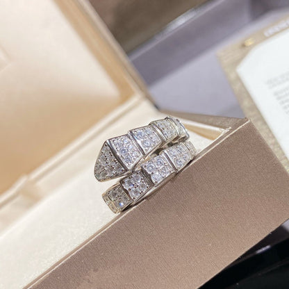 [Renovia Jewelry]SERPENTI RING SILVER DIAMOND PAVED
